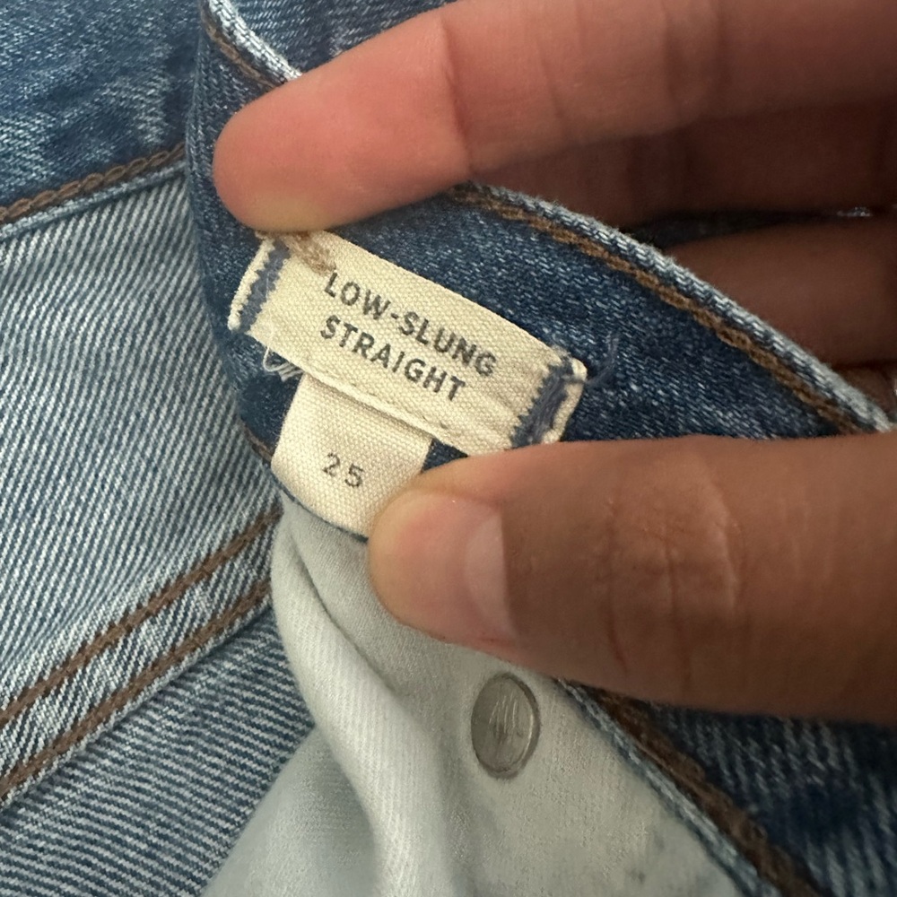 Madewell Jeans Low Slung Straight - Picture 3 of 3